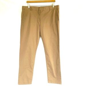 Khakis by GAP Tan Brown Chino cotton pants skinny mini size 14 light brown
